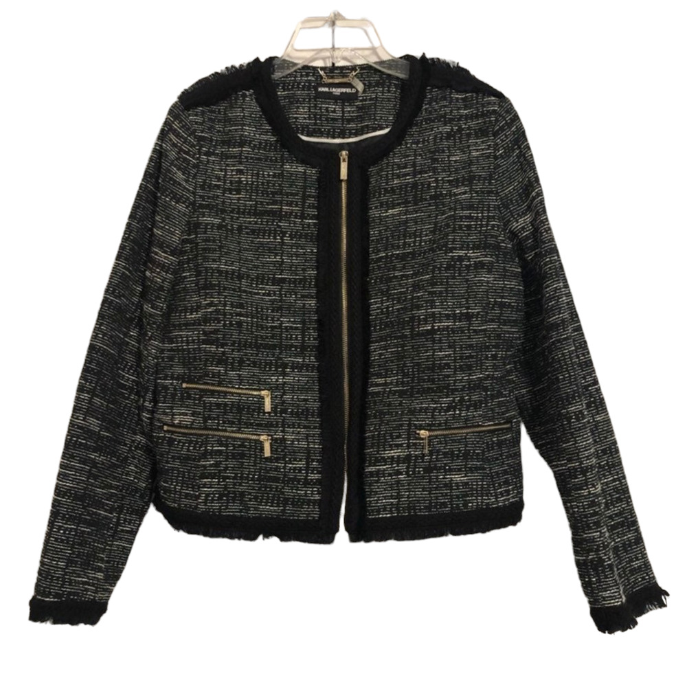 Karl Lagerfeld tweed jacket